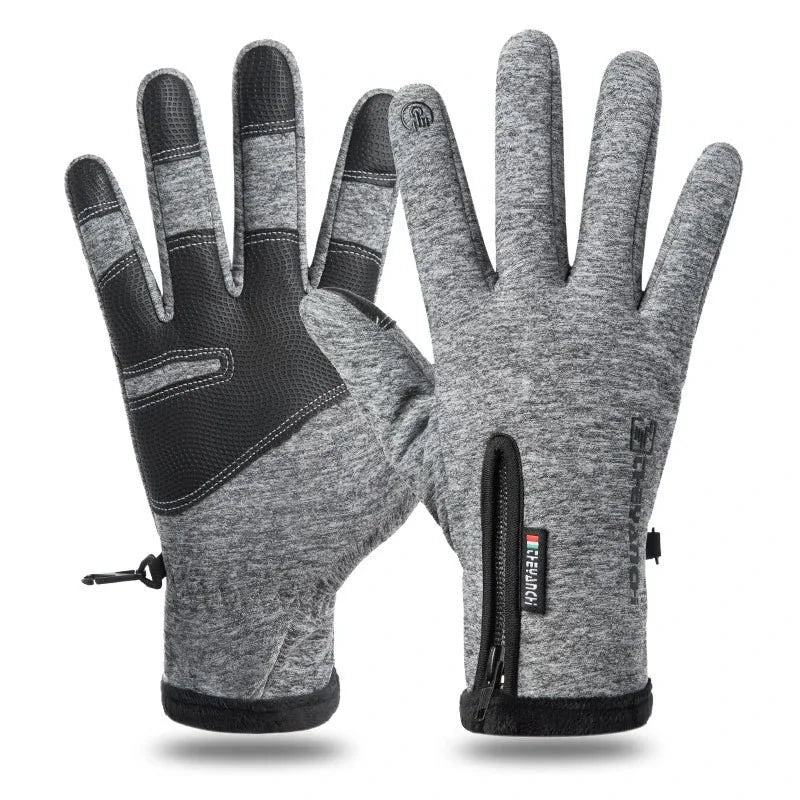 Winter Gloves Waterproof Thermal Touchscreen — Windproof Cold Weather Running Hiking Ski Gloves — view 7 of gloves