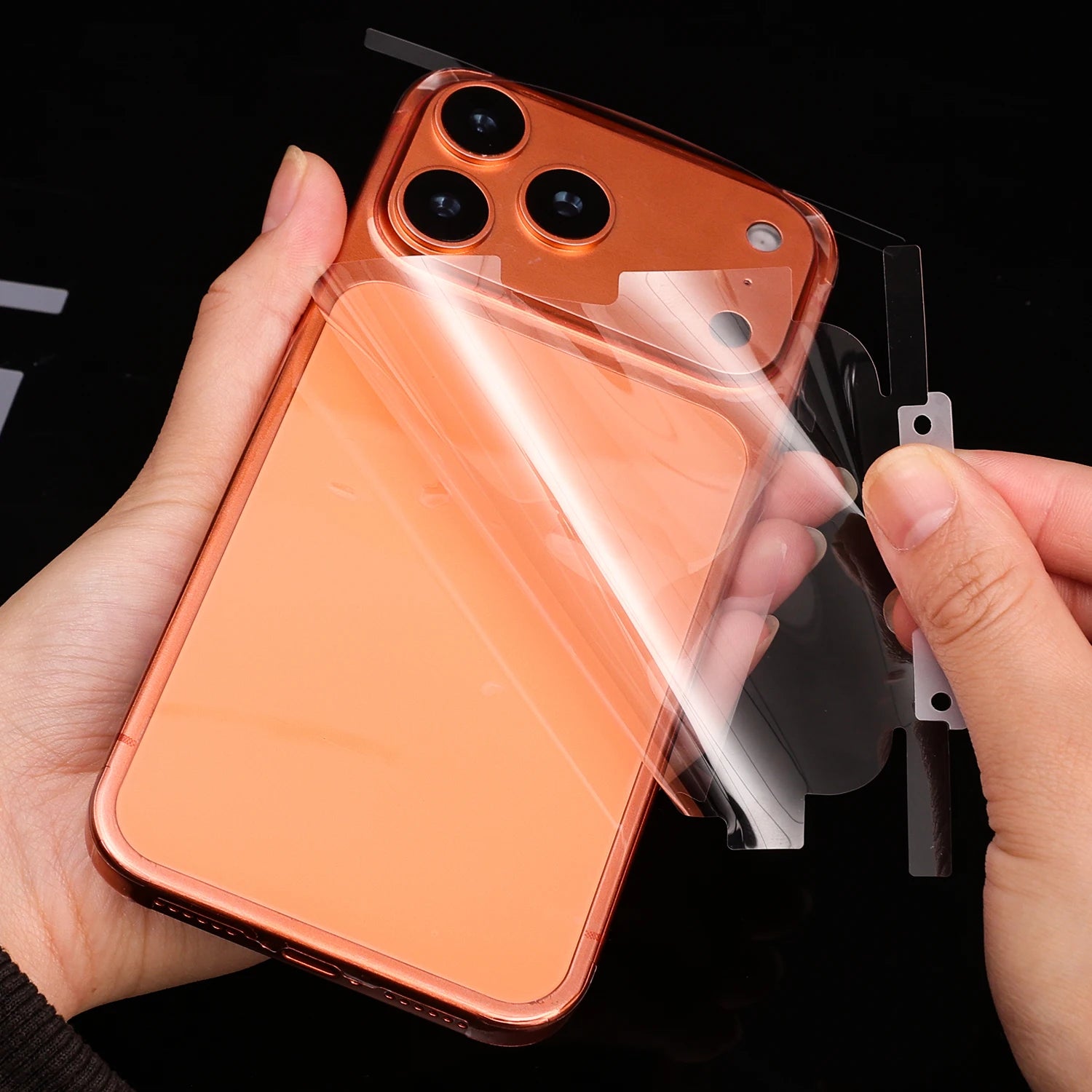 Border Hydrogel Film for iPhone 17 Pro Max / 17 Air HD Side Frame Wrap — view 5 of screen protectors