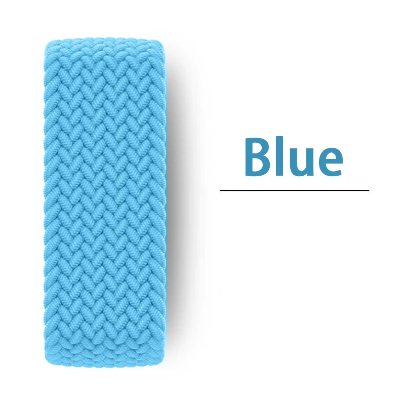 Braided Solo Loop Band for Apple Watch — Stretch Nylon Strap 38/40/41/42/44/45/46/49mm — view 15 of watch straps