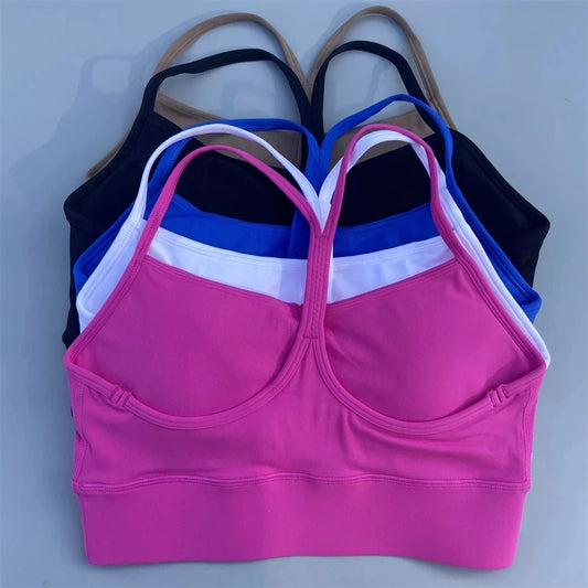 Women&rsquo;s Y-Strap Sports Bra &mdash; High-Support Fitness Gym Yoga Training Bra with Removable Pad — view 1 of sports bras