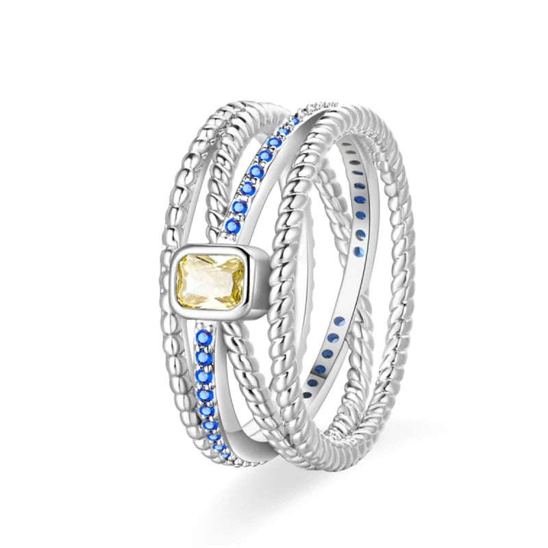 Women's 925 Sterling Silver Hollow Ring — Flower Butterfly Heart Sun Fashion Jewelry