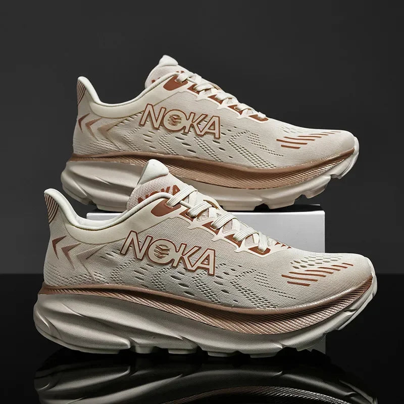 Men's Mesh Running Sneakers — Jogging Cushioned Breathable Couple Trainers — view 8 of sneakers