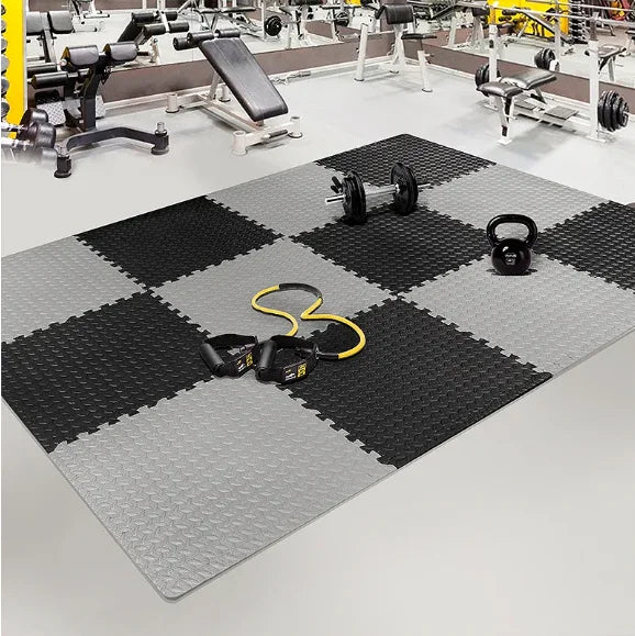 Yoga Mat — 16-Piece Interlocking EVA Gym Floor Mat, Puzzle Workout Tiles — view 8 of sports & fitness