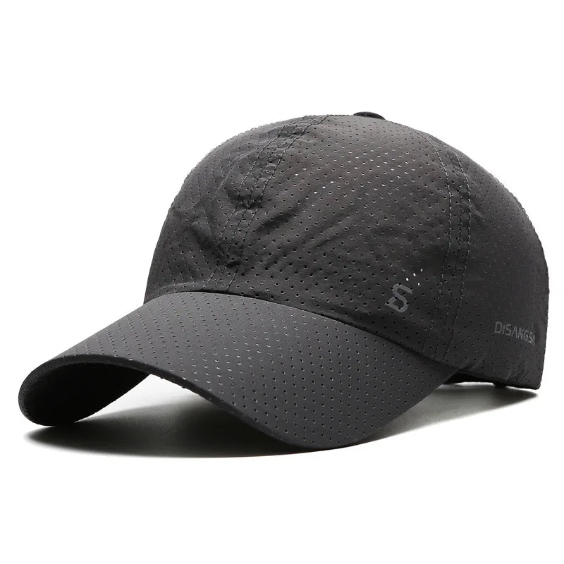 Outdoor Sun Hat Quick-Dry Breathable — Summer Fishing Baseball Cap Men's Sweat-Wicking Outdoor — view 6 of hats & caps