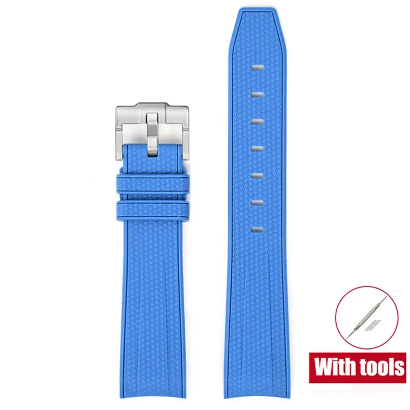MoonSwatch Diving Strap — 20mm Curved-End Rubber Watch Band for Omega x Swatch