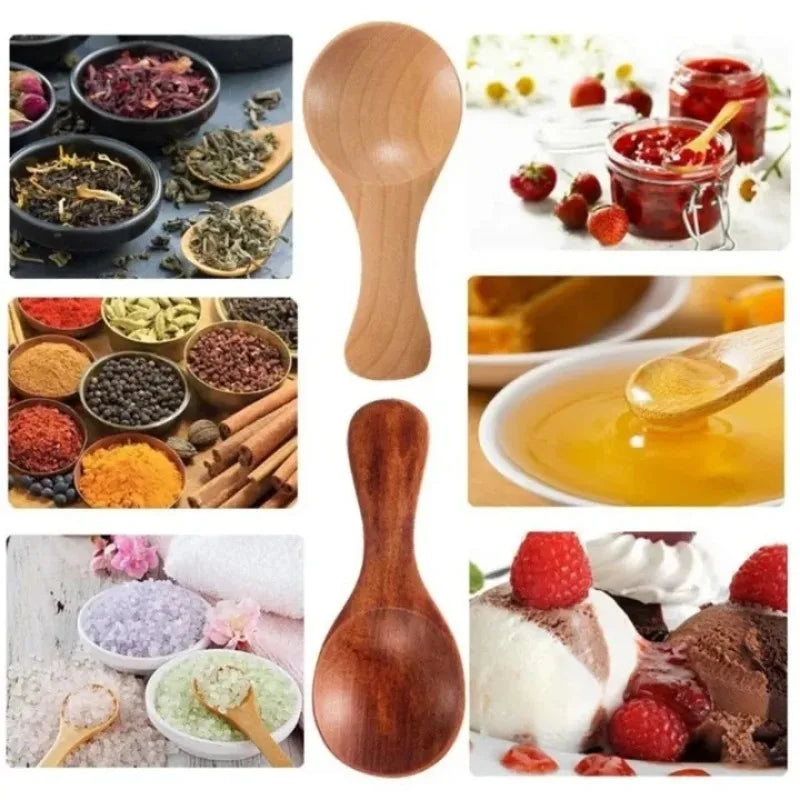 Mini Natural Wooden Spoons — Tea, Honey, Coffee & Spice Tasting Set (1-10 Pcs) — view 5 of dining & tableware