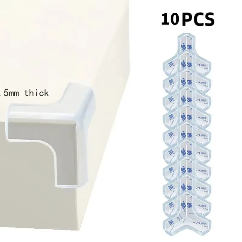 Transparent Baby Edge Protection Strip - Anti-Bump Furniture Guard with Tape — view 14 of baby safety