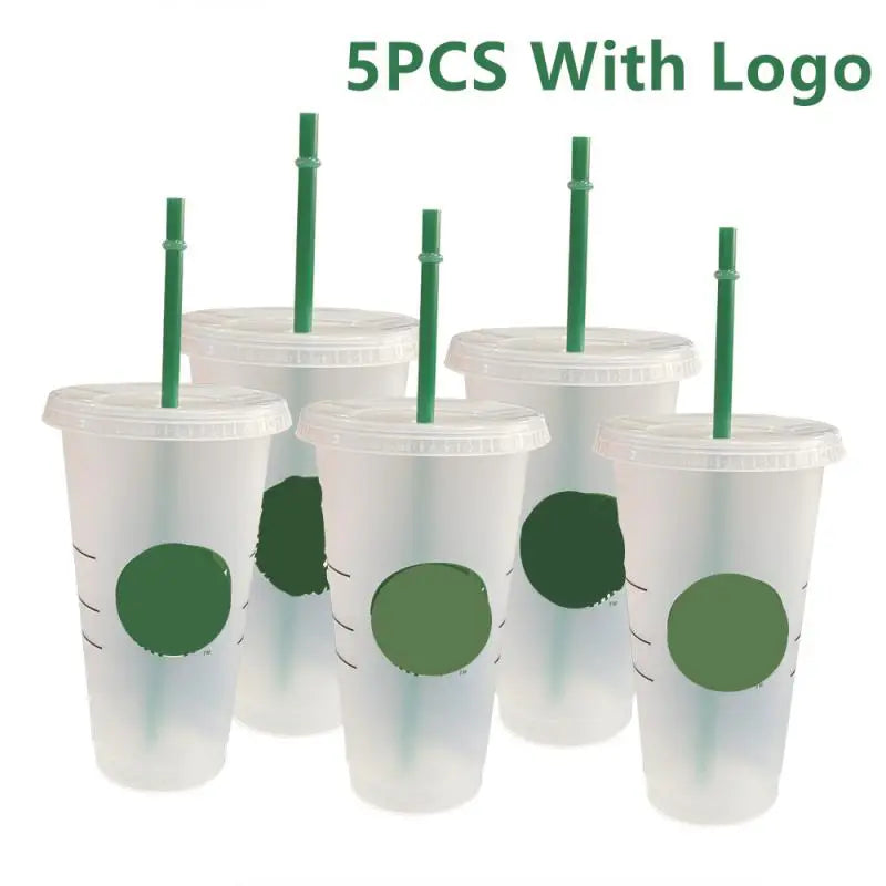 Reusable Tumbler with Straw — BPA-Free Iced Coffee & Cold Drink Cup with Lid — view 7 of drinkware