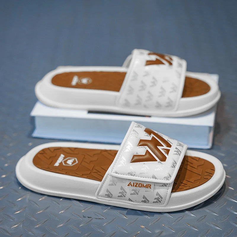 Summer Sandals 2026 Hottest Trend — Soft Lining Fabric Slide with High-Grip Outsole — view 1 of summer sandals