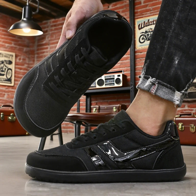 Men's Wide Barefoot Sneakers — Minimalist Breathable Walking Trail Trainers — view 6 of sneakers