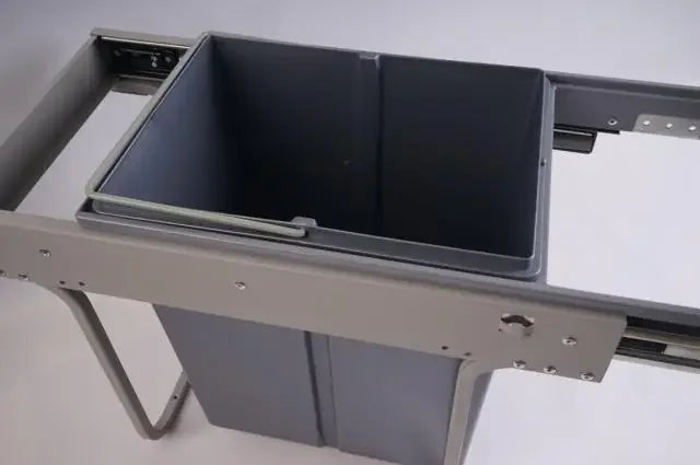 Slide-Out Twin Garbage Bin Cabinet – Easy Access Waste Sorting & Kitchen Storage Solution