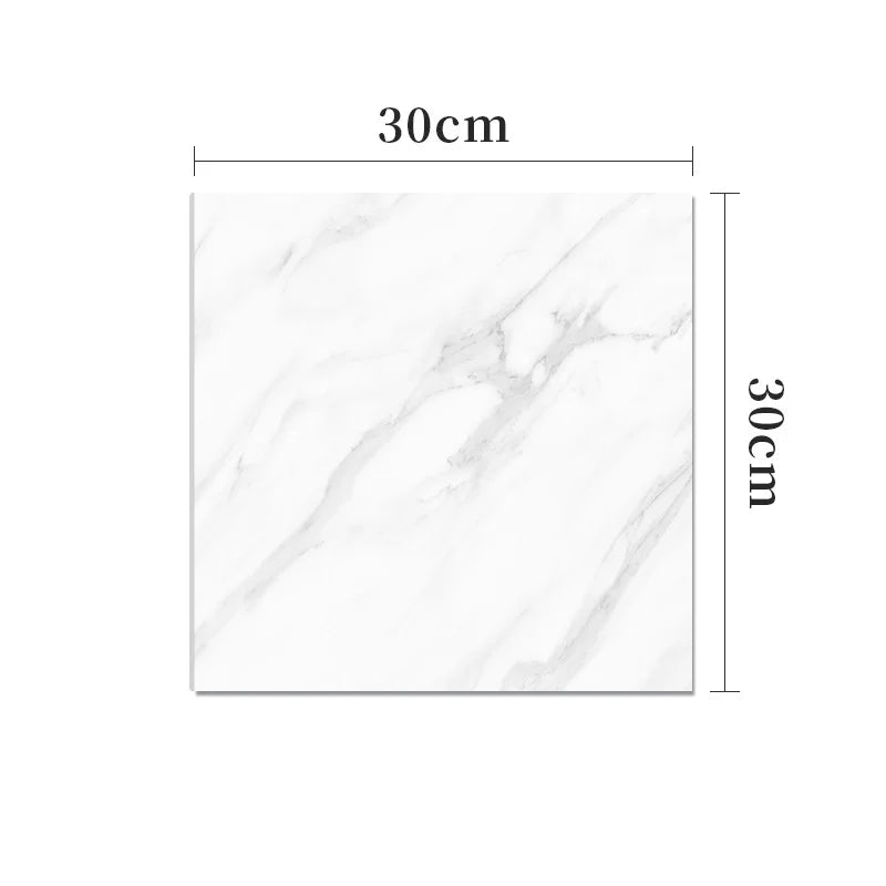 PVC Marble Peel-and-Stick Wall & Tile Stickers (10–50PCS) – Waterproof Self-Adhesive Floor & Backsplash Decor