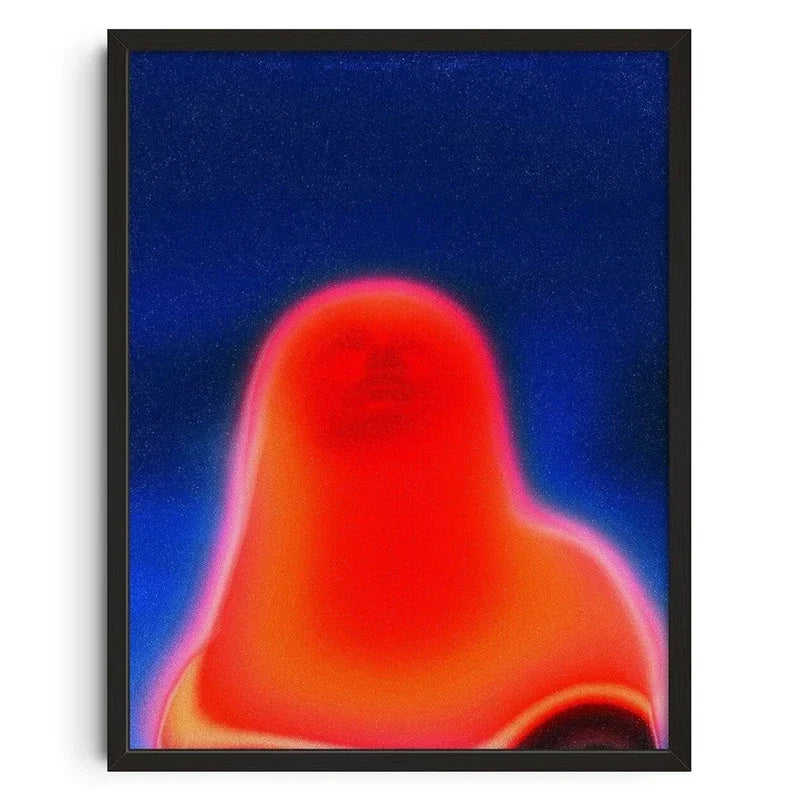 Retro Abstract Nourishing Soul Canvas Poster &mdash; Classic Wall Art for Living Room Decor