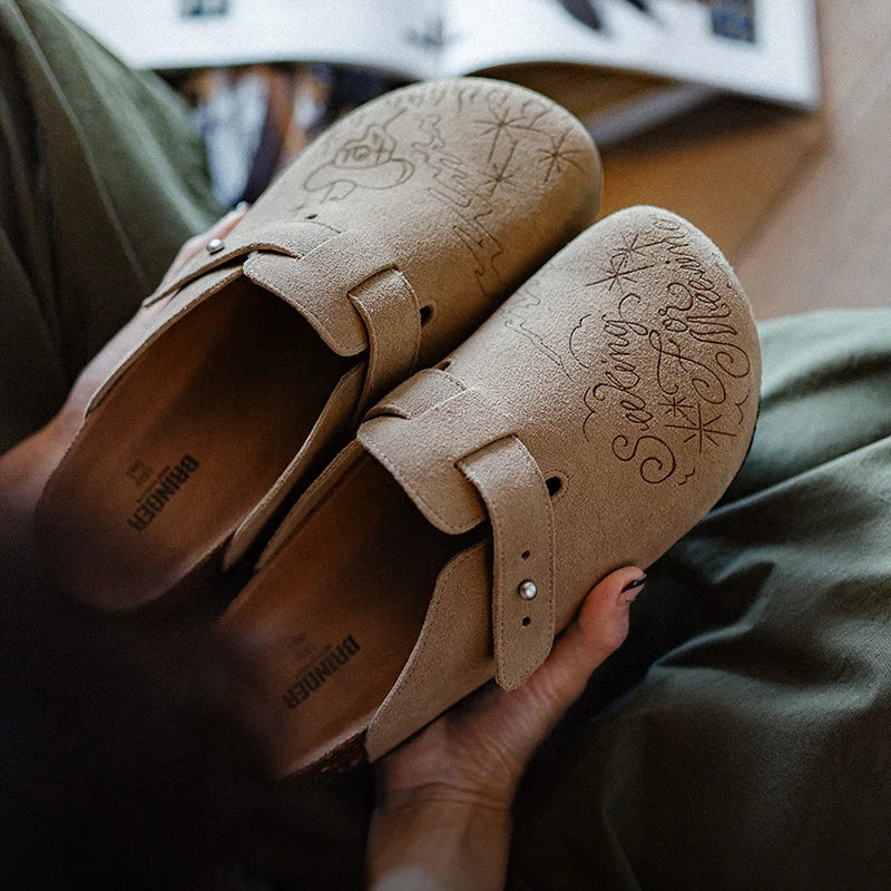 Designer-Look Mules — Breathable Half-Drag Thick-Sole Sneaker Mules — view 5 of sandals & slides