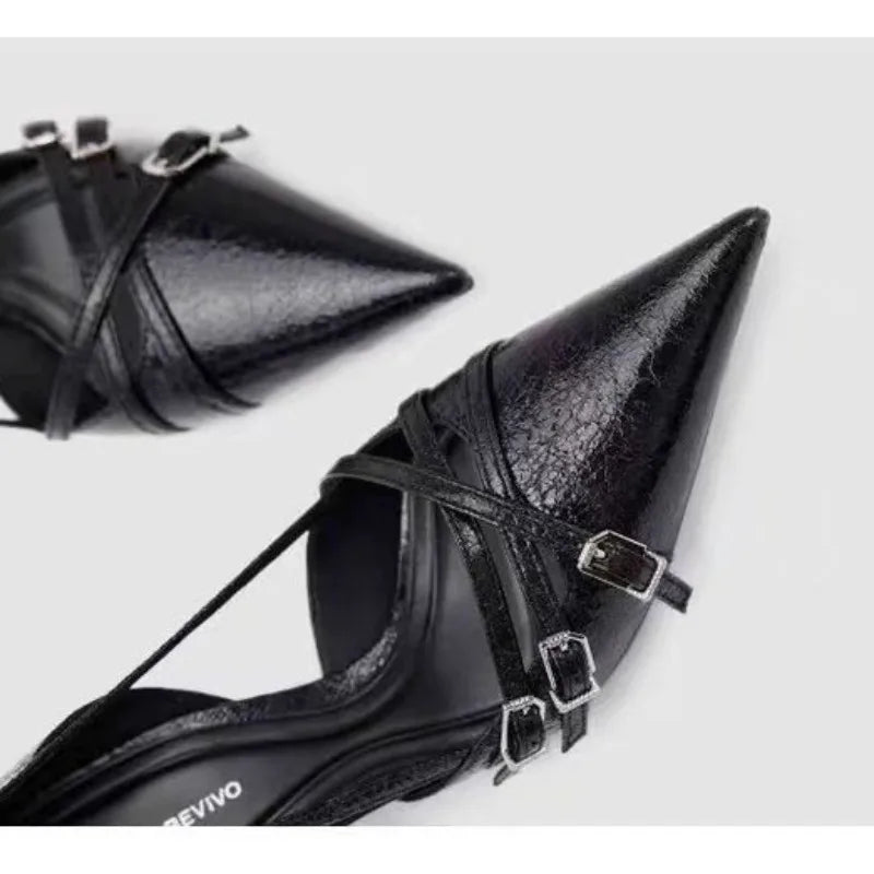 Heels & Pumps — Classic Ladies Pointed-Toe Pumps for Wedding & Banquet, Designer Party Stilettos — view 4 of heels & pumps