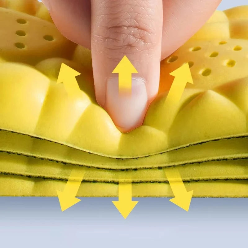4D Cloud Technology Arch Support Insoles — Memory Foam Plantar Fasciitis Pair — view 2 of braces & support