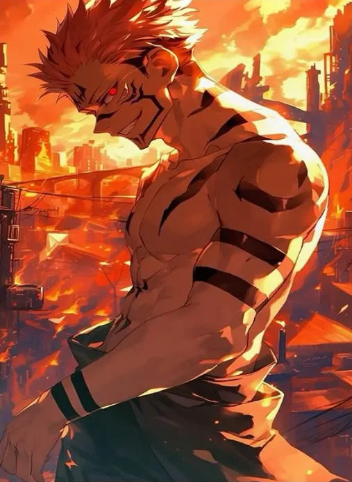 Jujutsu Kaisen Retro Canvas Poster — Japan Anime Wall Art for Game Room & Home