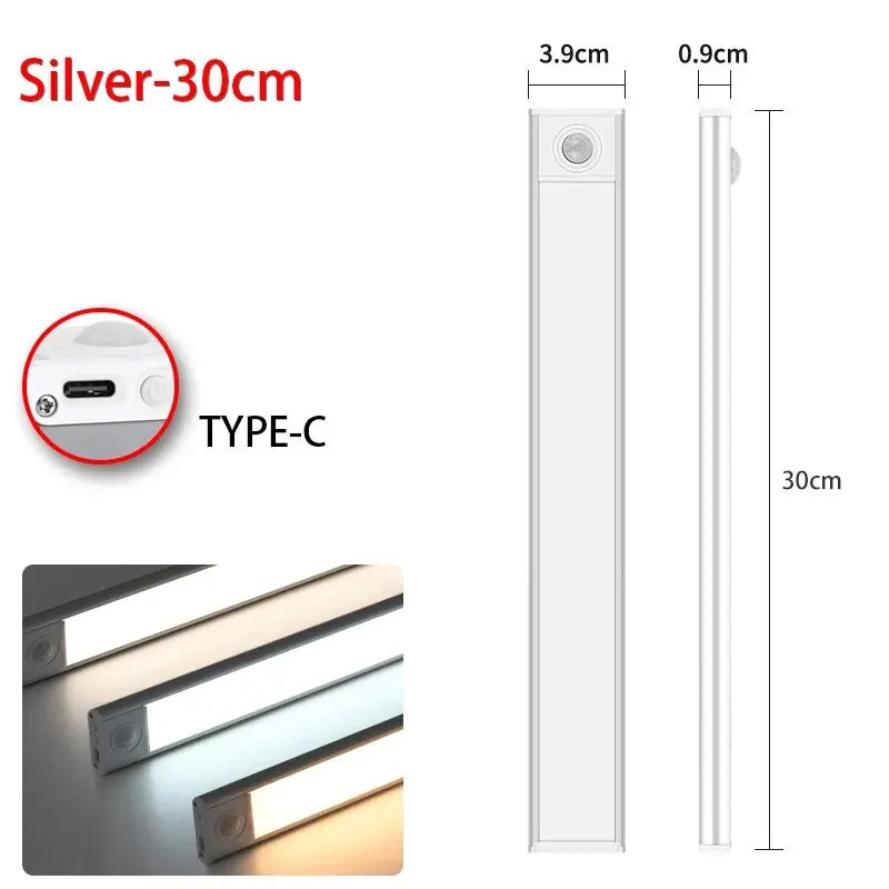 LED Motion Sensor Night Light &mdash; Wireless USB Under-Cabinet Light for Kitchen, Bedroom &amp; Wardrobe — view 14 of led &amp; smart lighting