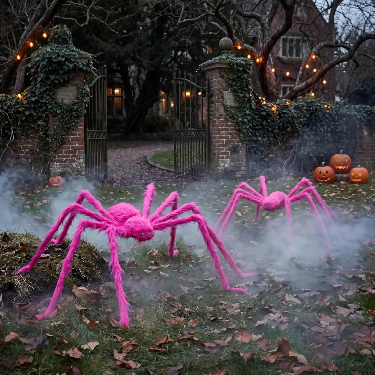 2-Pack Giant Hairy Spider Halloween Outdoor Decorations, 5 Ft — product photo 5