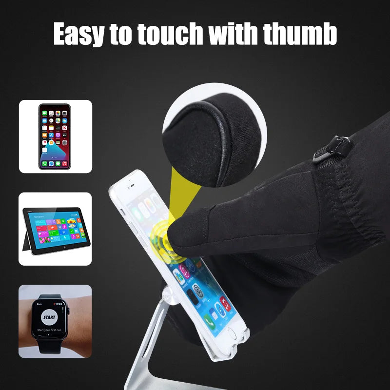 Savior Heat Heated Ski Mittens Winter — Rechargeable Battery Heated Gloves for Men & Women — view 4 of gloves