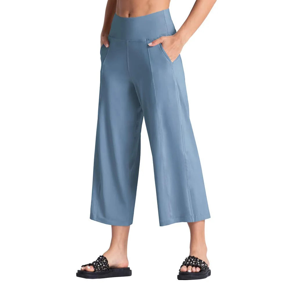 Loose Wide-Leg Yoga Pants &mdash; Women&rsquo;s High-Waisted Bell-Bottom Sports Trousers — view 7 of sports & fitness