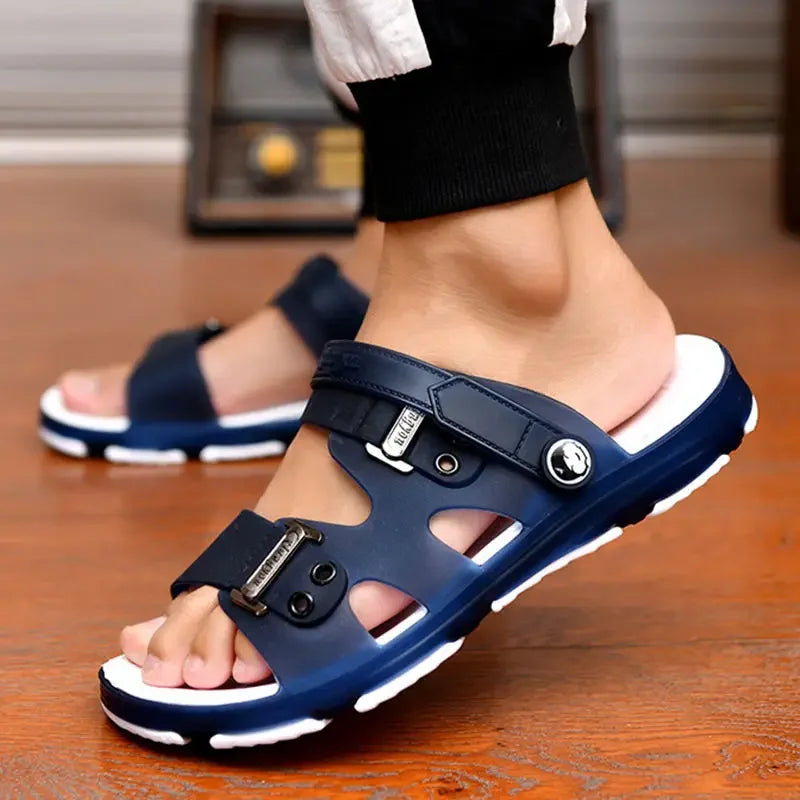 Sandals & Slides — Men's Outdoor Beach Slippers, Anti-Slip Peep-Toe Slip-On — view 16 of sandals & slides