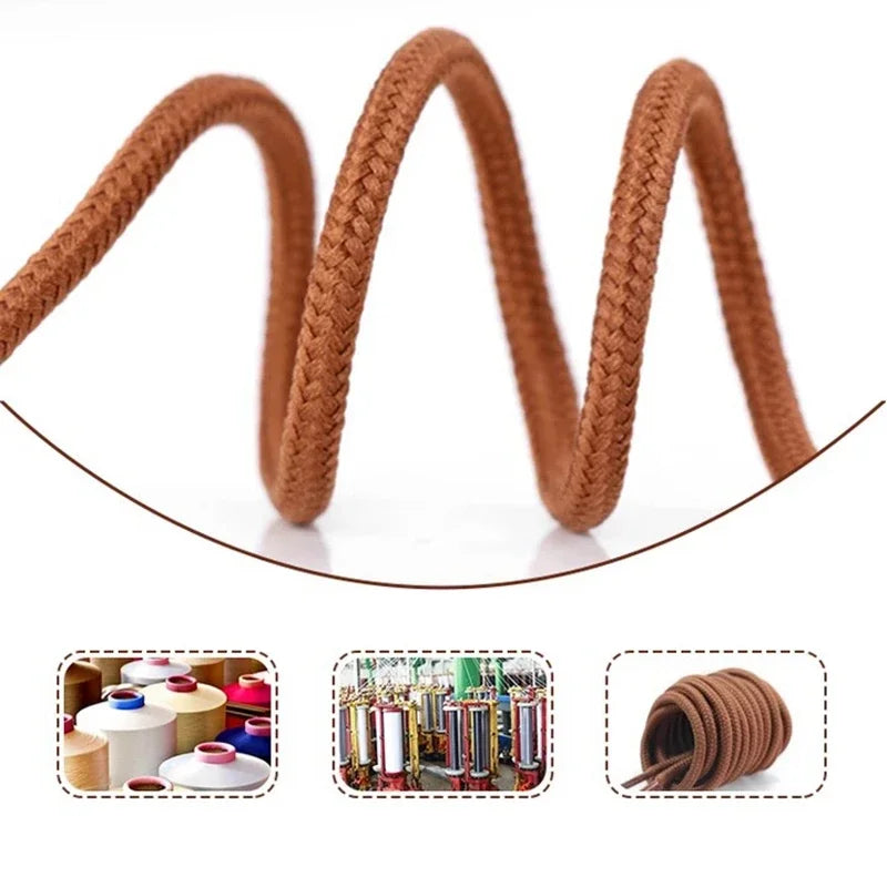 Classic Round Shoelaces — Solid-Color Sneaker Laces (1 Pair) — view 4 of shoe accessories