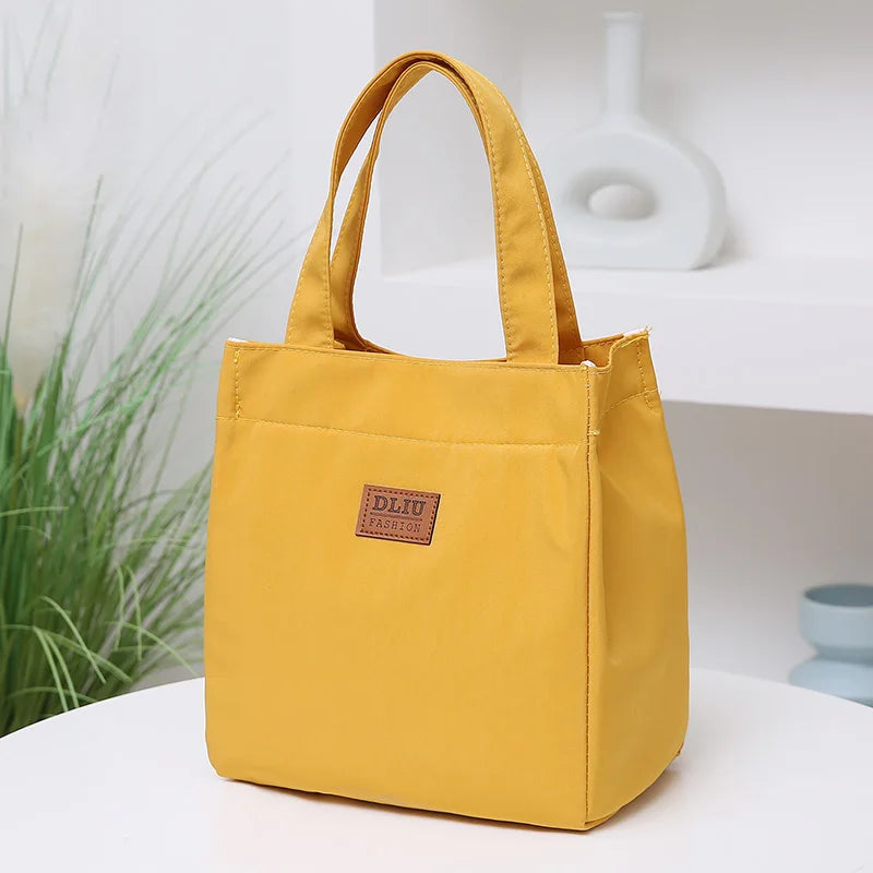Large Capacity Insulated Lunch Bag - Aluminum Foil Tote for Work & School — view 8 of lunch bags