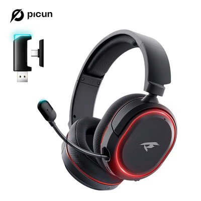 Picun G2 Wireless Gaming Headset – 2.4G + Bluetooth, 5ms Low Latency, 7.1 Surround, ENC Mic — view 1 of electronics & gadgets