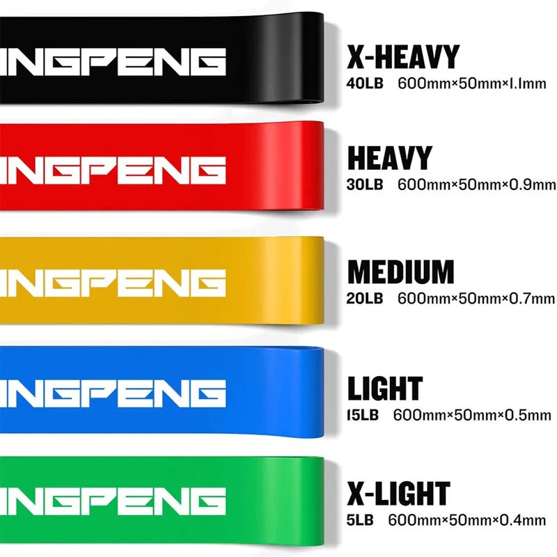 Resistance Bands — Stretch Loop Band Set, 5-Level Physical Therapy Bands — view 6 of sports & fitness