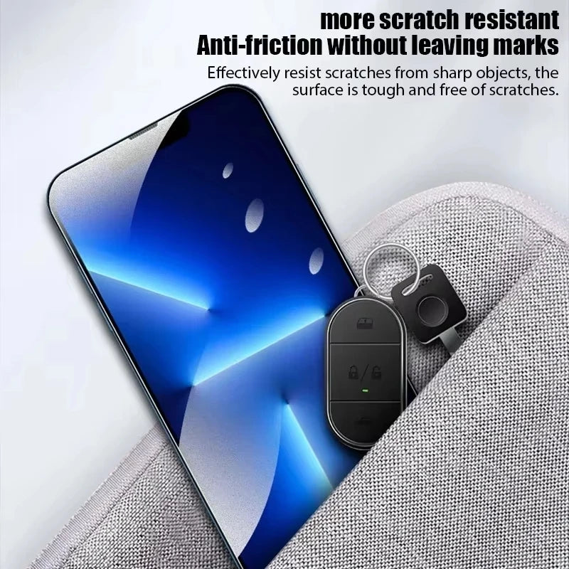Matte Tempered Glass Screen Protector for iPhone 17/16/15/14/13/12/11 Pro Max — view 4 of screen protectors