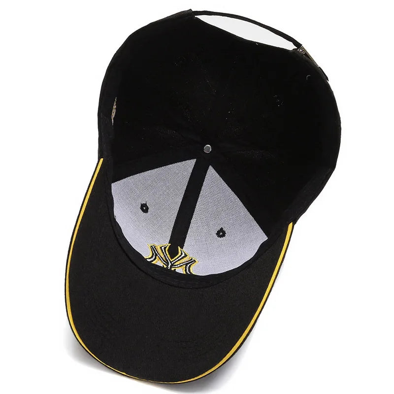 MY Embroidery Flat-Bill Baseball Cap - Unisex Teen Streetwear Snapback — view 4 of baseball caps