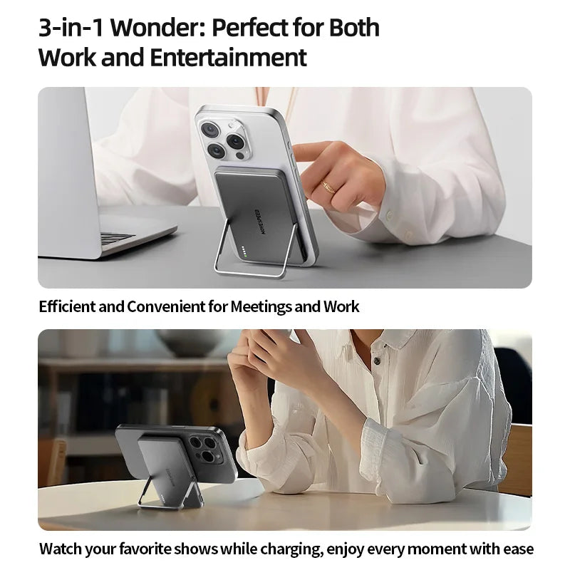 MOVESPEED S05 Pro Magnetic 5000mAh MagSafe Power Bank with Stand — view 2 of power banks
