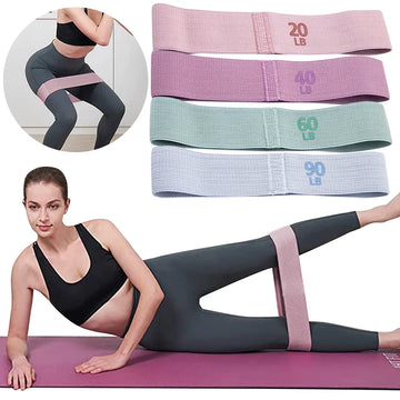 Resistance Bands — Glute Booty Bands, Hip Thigh Sculpt Elastic Workout Set — view 1 of sports & fitness