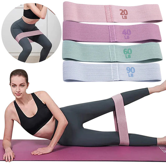 Resistance Bands — Glute Booty Bands, Hip Thigh Sculpt Elastic Workout Set — view 1 of sports & fitness