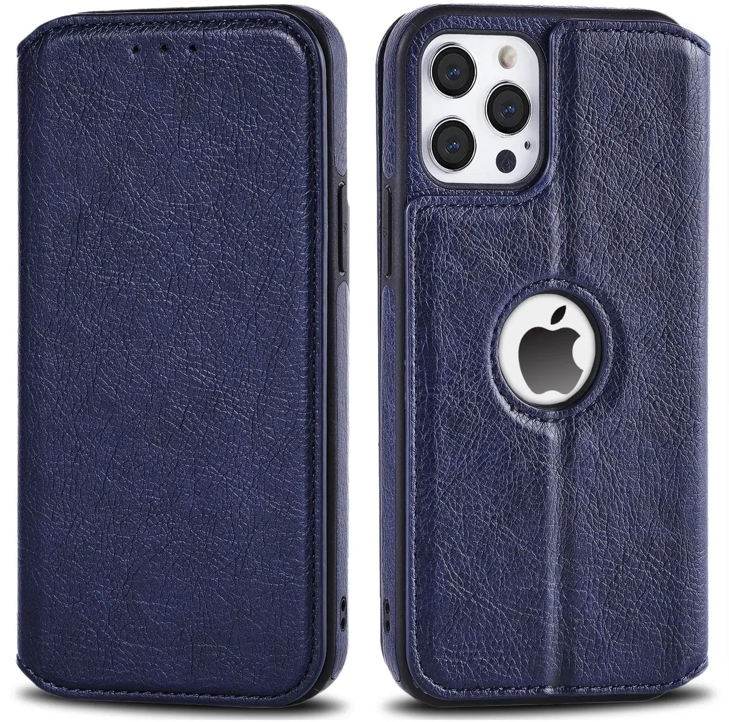 RFID-Blocking Leather Wallet Case for iPhone 11–16 Pro Max Slim Flip — view 8 of phone cases