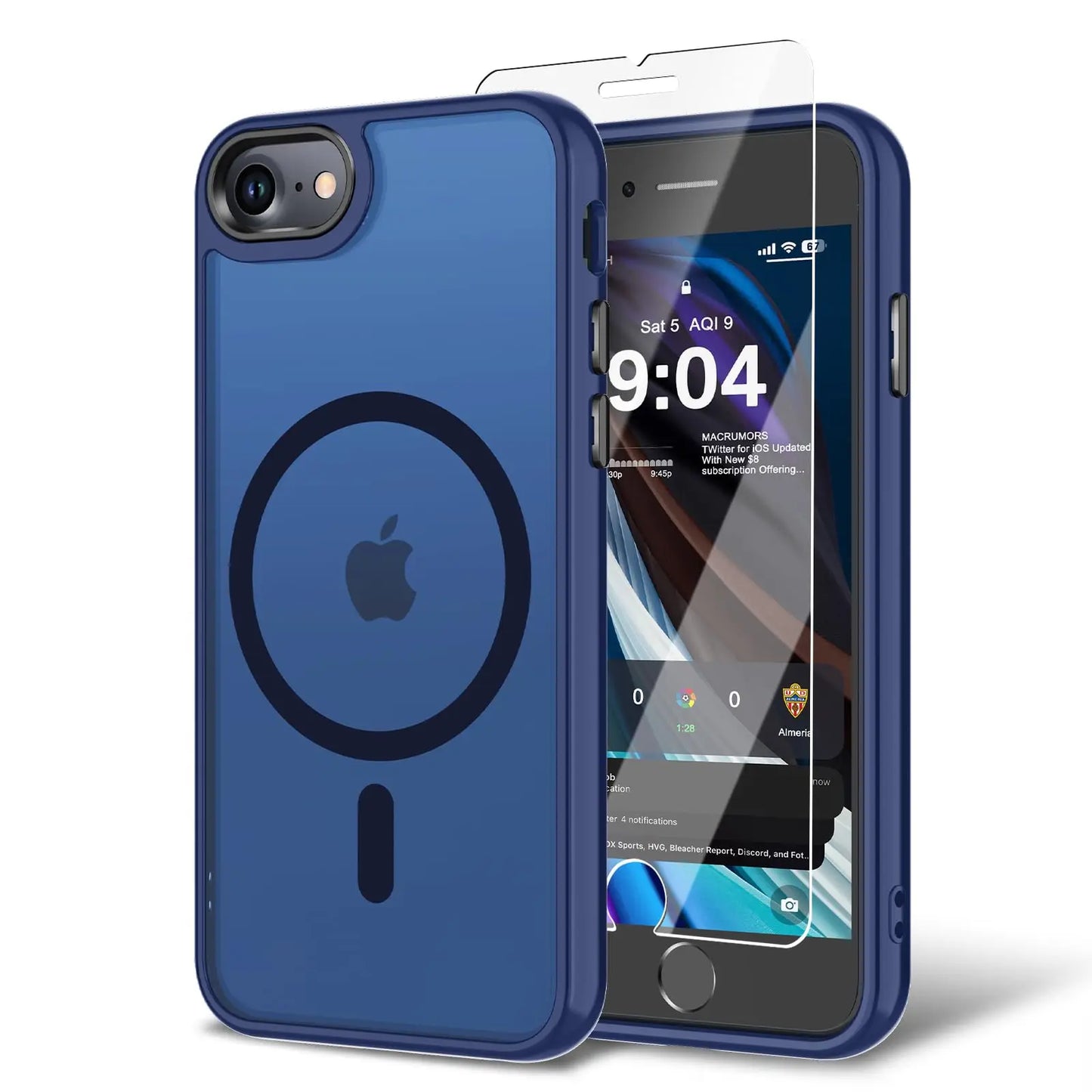for iPhone 16e / 17e Ultra-Slim MagSafe Clear Case + Screen Protector