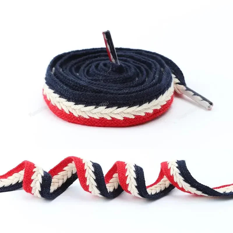 Wheat Cotton Shoelaces — Wide Premium Sneaker Laces (1 Pair) — view 5 of shoe accessories