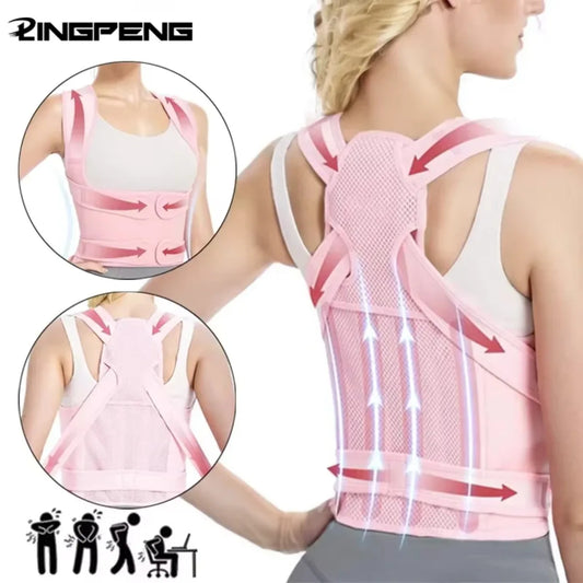 Adjustable Hunchback Posture Corrector Vest — Discreet Daily Trainer