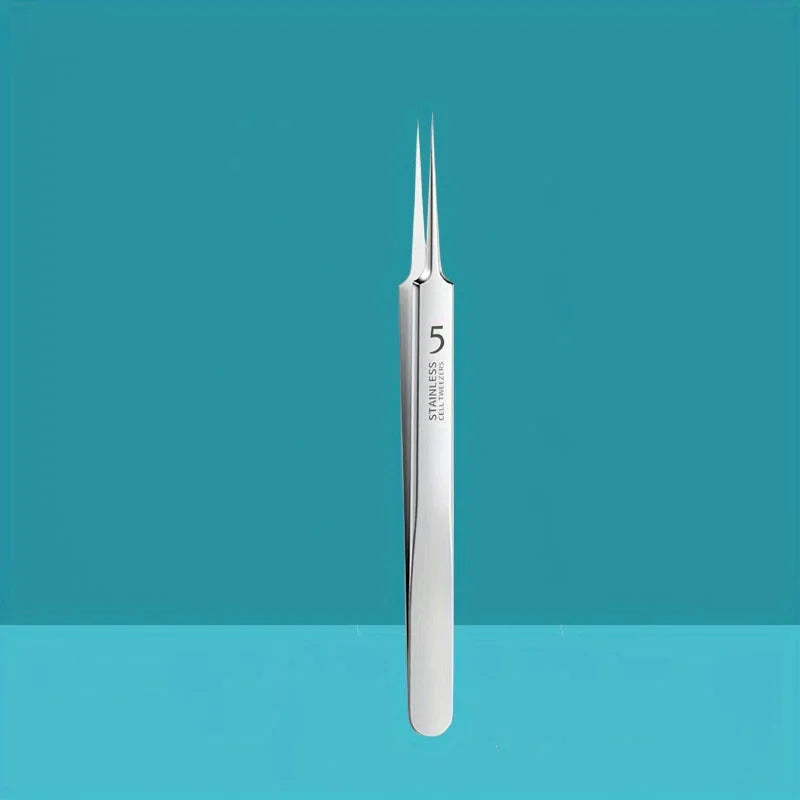 Stainless steel blackhead and pimple extractor skincare tool set — view 5
