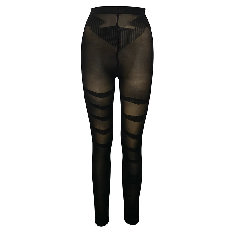 Tummy-Control Waist-Trainer Leggings — Slimming Body-Shaper Yoga Pants — view 7 of sports & fitness