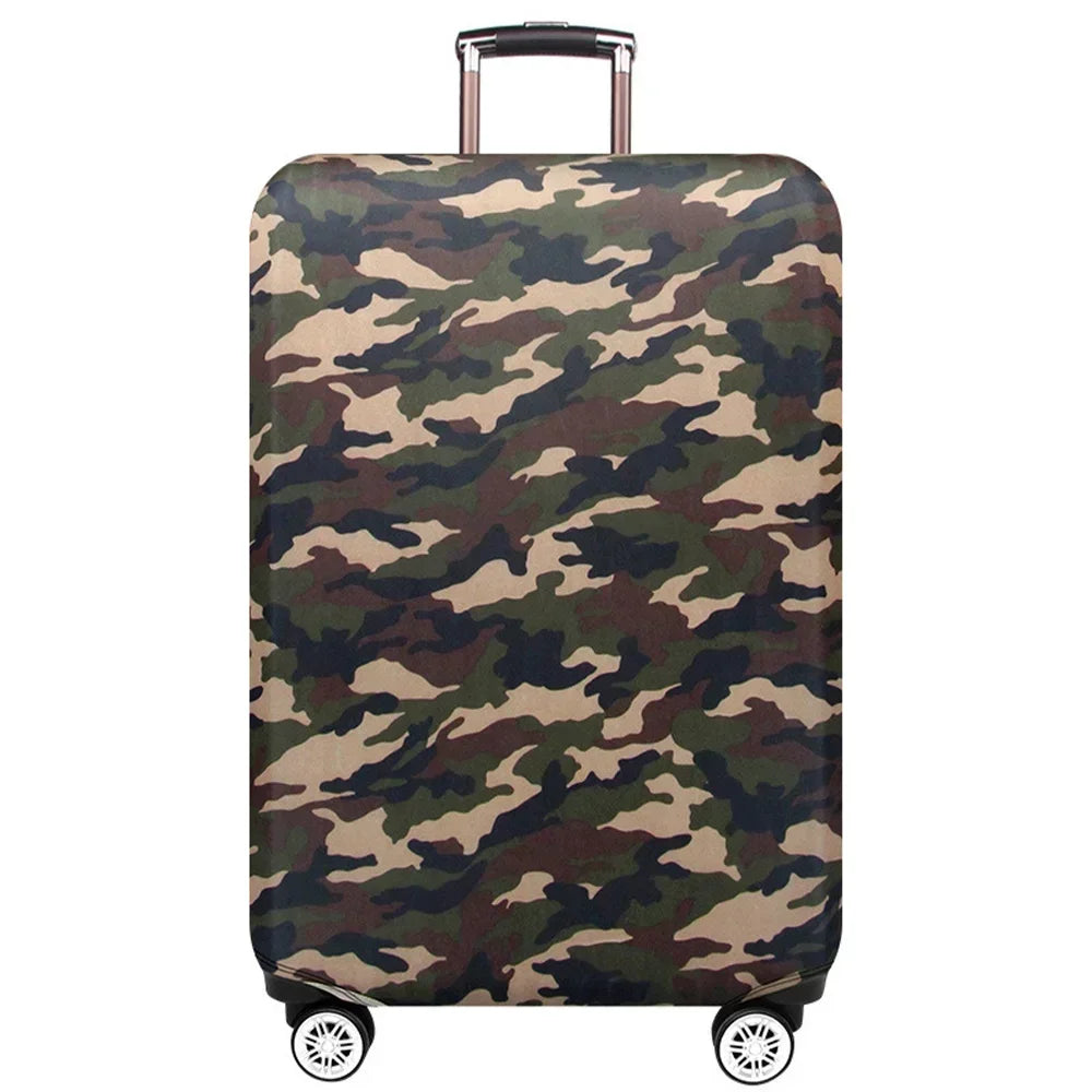 Luggage Cover Stretch Fabric Suitcase Protector Baggage Dust Case Cover Suitable for18-32 Inch Suitcase Case Travel \[p';[[l — view 18 of product