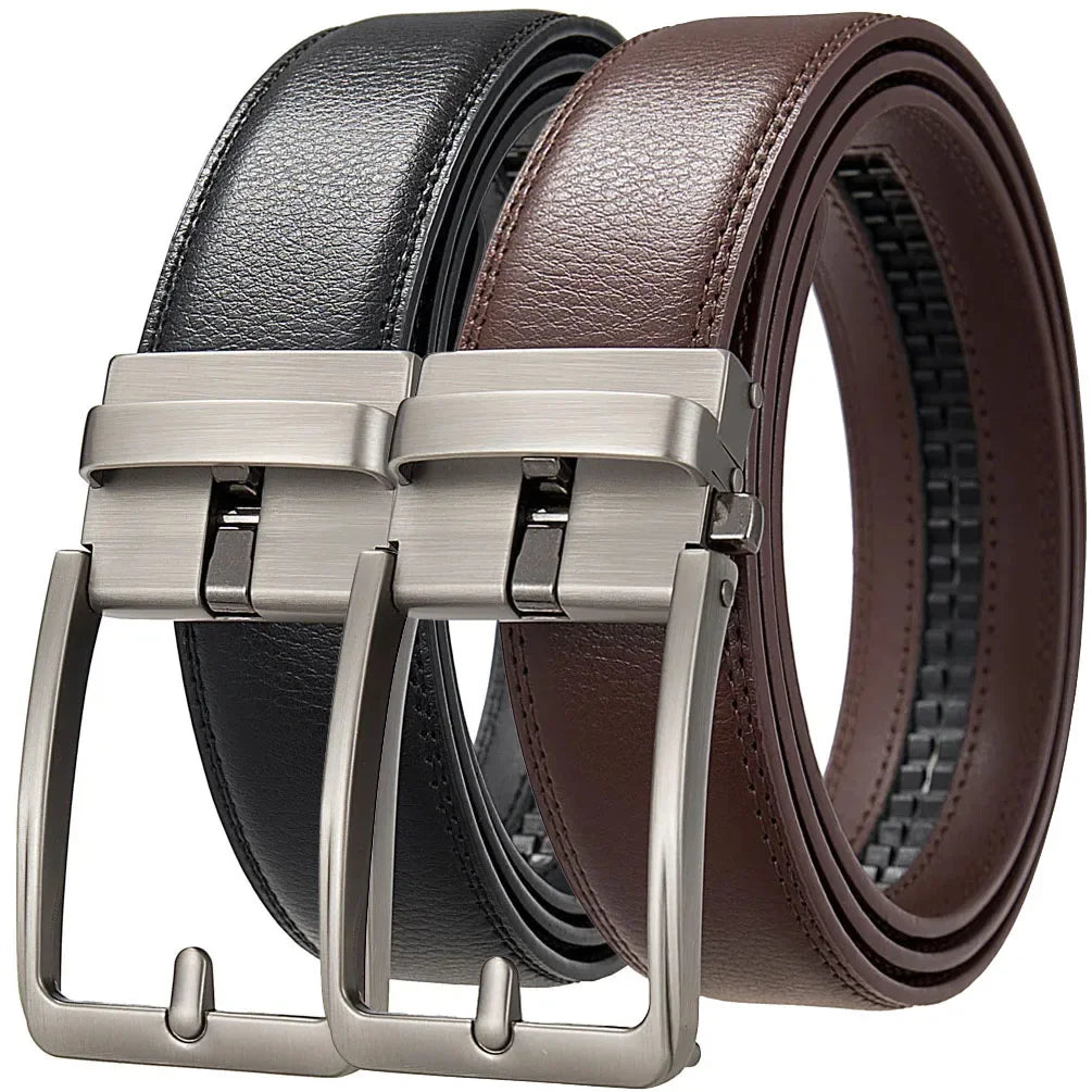 Belts Click Automatic-Buckle Men's Genuine Leather Belt — Luxury-style — view 1 of belts