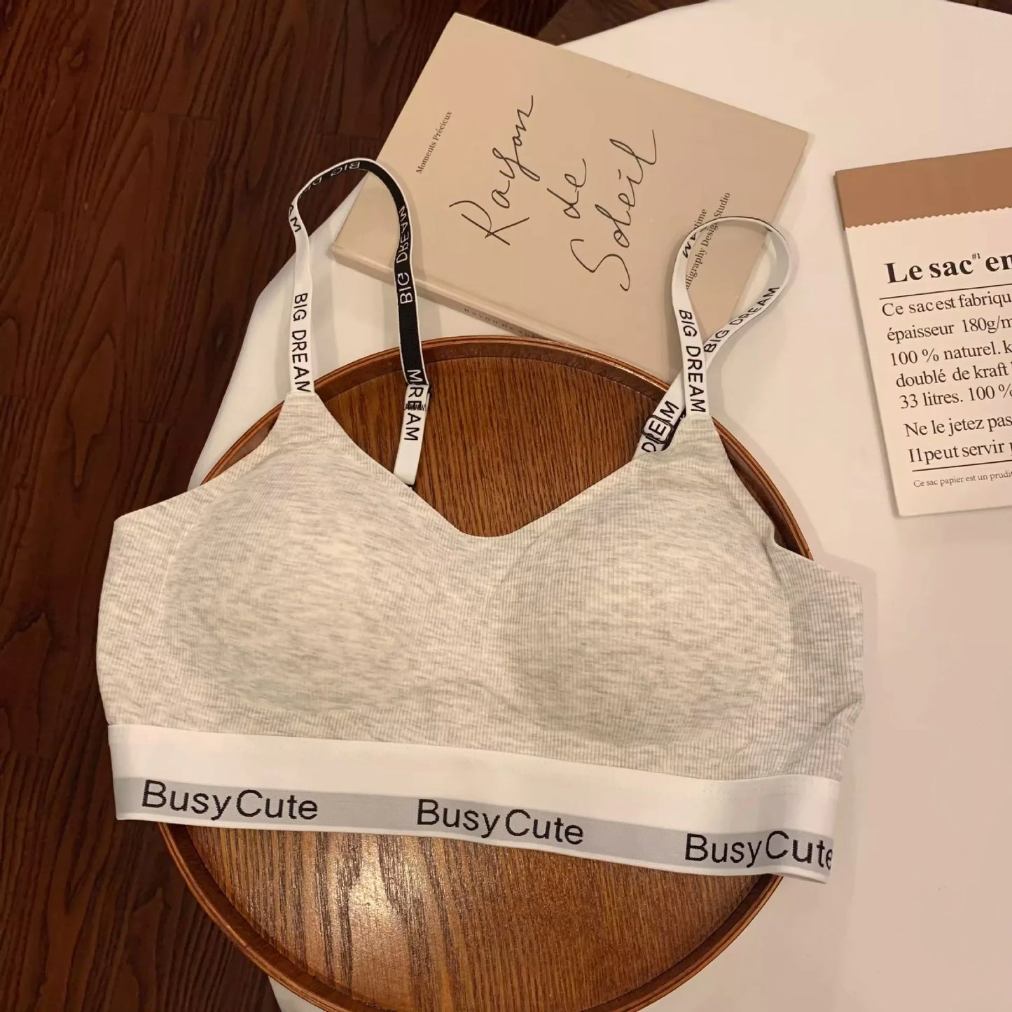 Women&rsquo;s Anti-Sagging Sports Bra &mdash; Wireless Thin-Top Thick-Bottom Breathable Open Back — view 9 of sports bras
