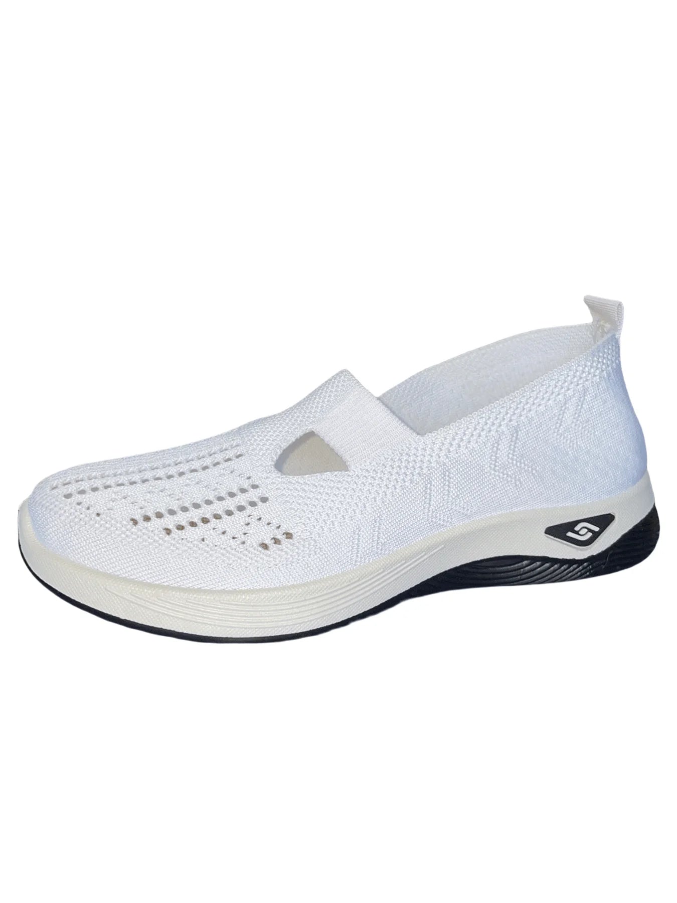 Women's shoes Solid Color Breathable Sneakers, casual sneaker women's summer sneakers, Low-top Knitted Casual Shoes Mom Shoes — view 7 of product