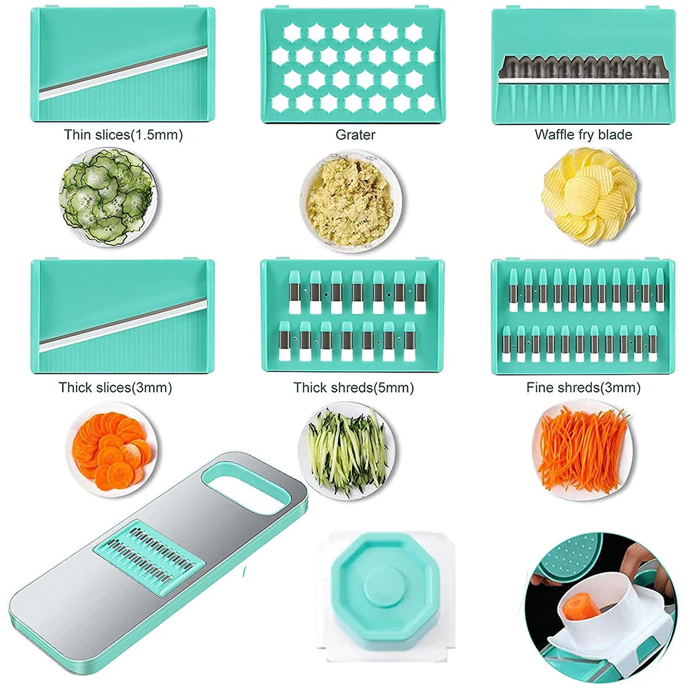Luncheon Meat Egg Cutter Pro — Multi-Function Stainless Steel Food Slicer — view 7 of kitchen gadgets