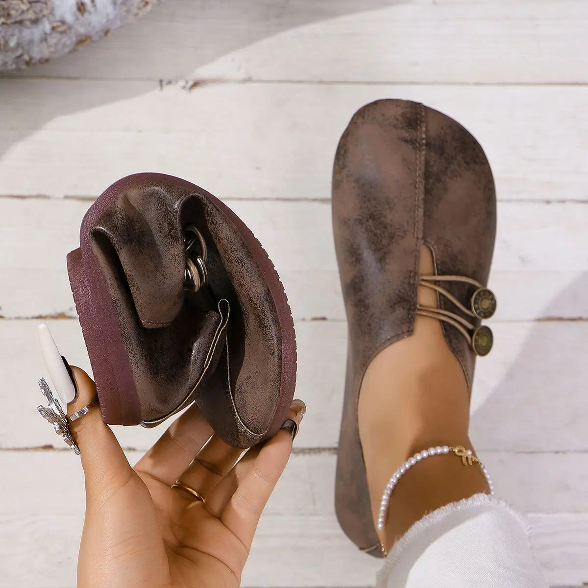 Flats & Ballet — Spring Casual Dress Loafer Flats, Versatile Workwear Slip-Ons — view 2 of flats & ballet
