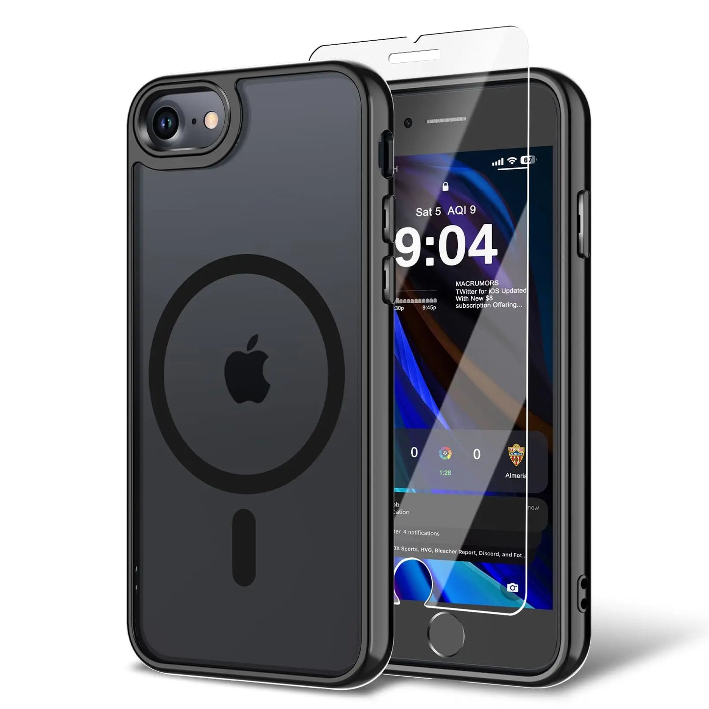 for iPhone 16e / 17e Ultra-Slim MagSafe Clear Case + Screen Protector — view 9 of phone cases