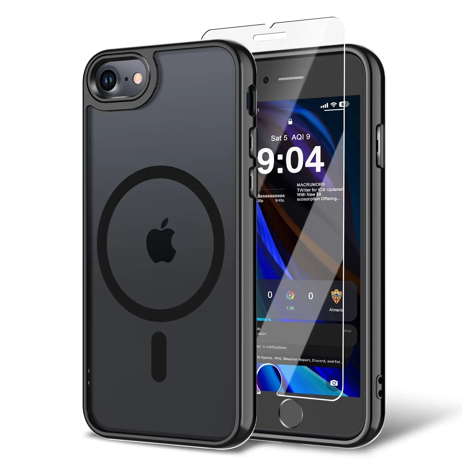 for iPhone 16e / 17e Ultra-Slim MagSafe Clear Case + Screen Protector — view 9 of phone cases
