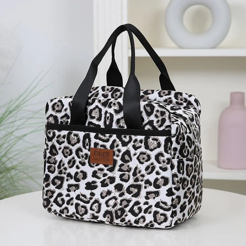 Thickened Nylon Insulated Lunch Bag - Heavy-Duty Lunch Box Carrier for School & Work — view 7 of lunch bags